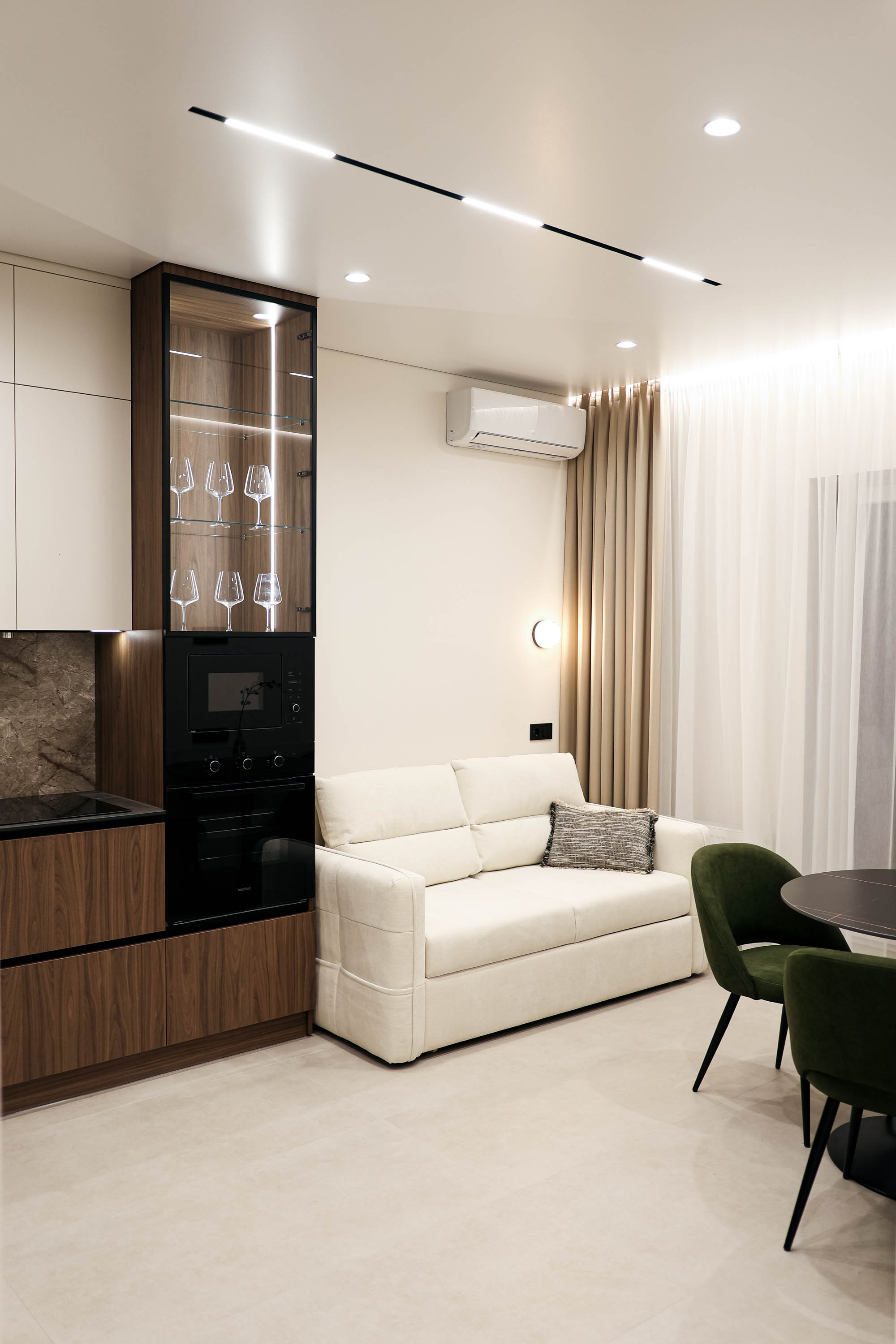 Гостевая после ремонта в ЖК Жемчужина 63